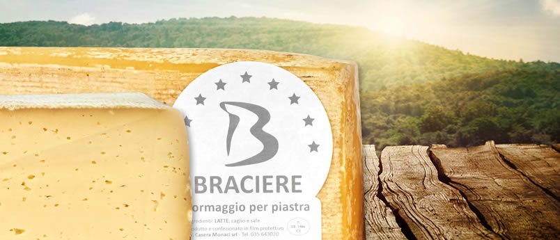 Braciere formaggio per piastra