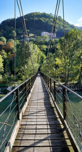 Il ponte sospeso a clanezzo